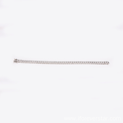 3mm 4mm 5mm Brass Zircon Tennis Chain Bracelet